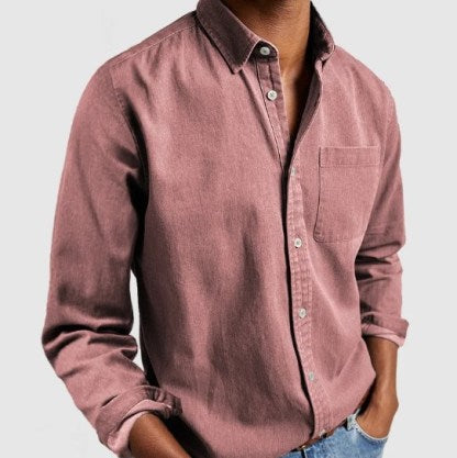 Nieuwe collectie: stijlvol heren overhemd, regular fit voor een comfortabele, zakelijke look.