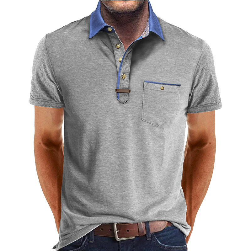 Duurzame heren polo met korte mouw voor een verzorgde look