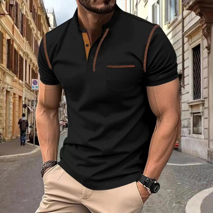 Comfortabele slim fit polo voor heren met korte mouwen en stijlvol design