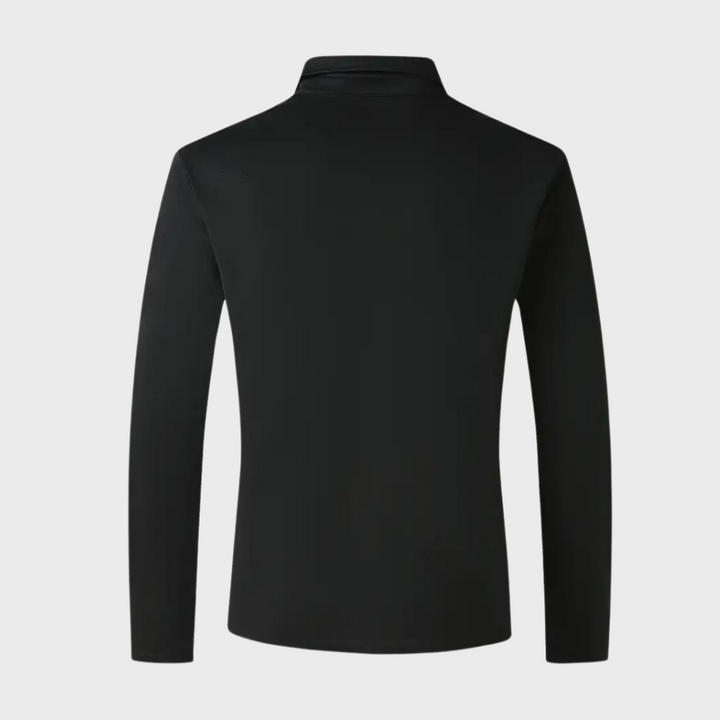 Ademende heren shirt met lange mouwen, ideaal voor lente- en herfstmode.