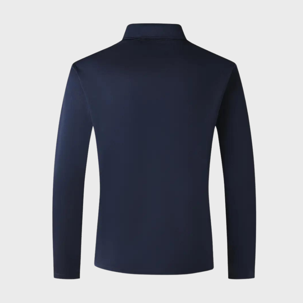 Comfortabele heren polo lange mouwen Oliver, geschikt voor elke dag.