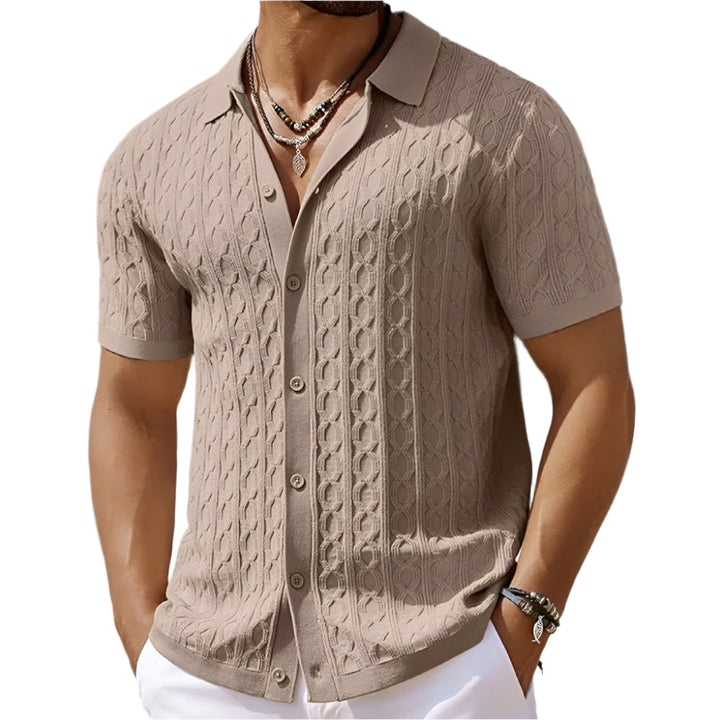 Comfortabel regular fit heren polo shirt met korte mouw, perfect voor dagelijkse zomerkleding.