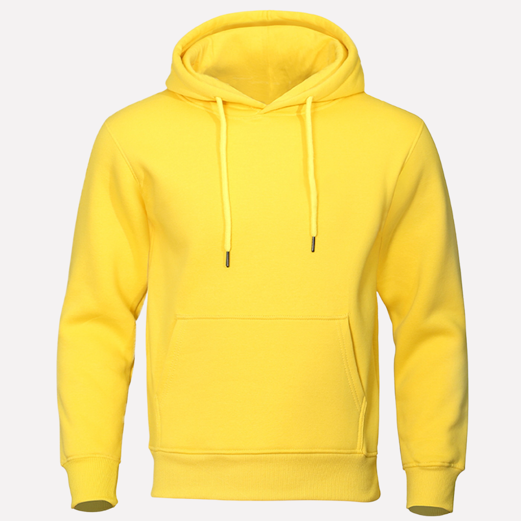Casual heren pullover hoodie, perfect voor sport, vrije tijd of een ontspannen avond thuis.