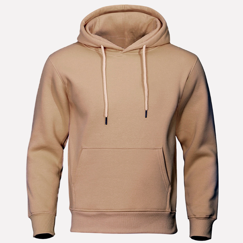 Kwalitatieve heren pullover hoodie met kangoeroezak, duurzaam en comfortabel voor langdurig plezier.