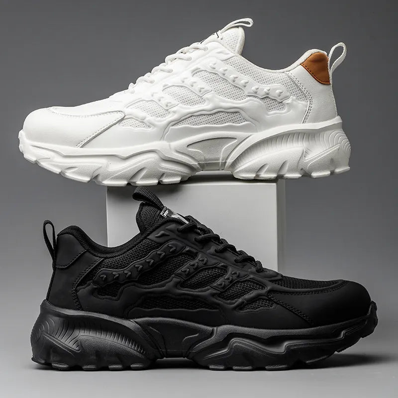 Heren Rocco werkschoenen met stalen neus; robuuste veiligheidsschoenen voor heren, comfortabel en duurzaam.