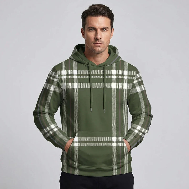 Heren shirt lange mouwen met stijlvol contrast design en ronde hals. Casual en comfortabele herenkleding.