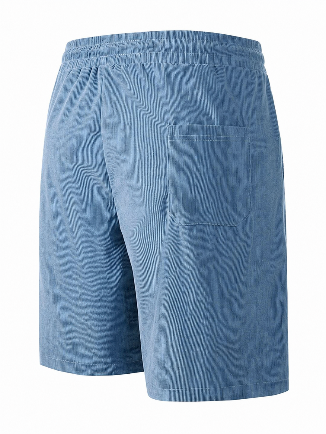 Stijlvolle heren shorts, relaxed fit, met praktische koordjes en comfortabele elastische tailleband.