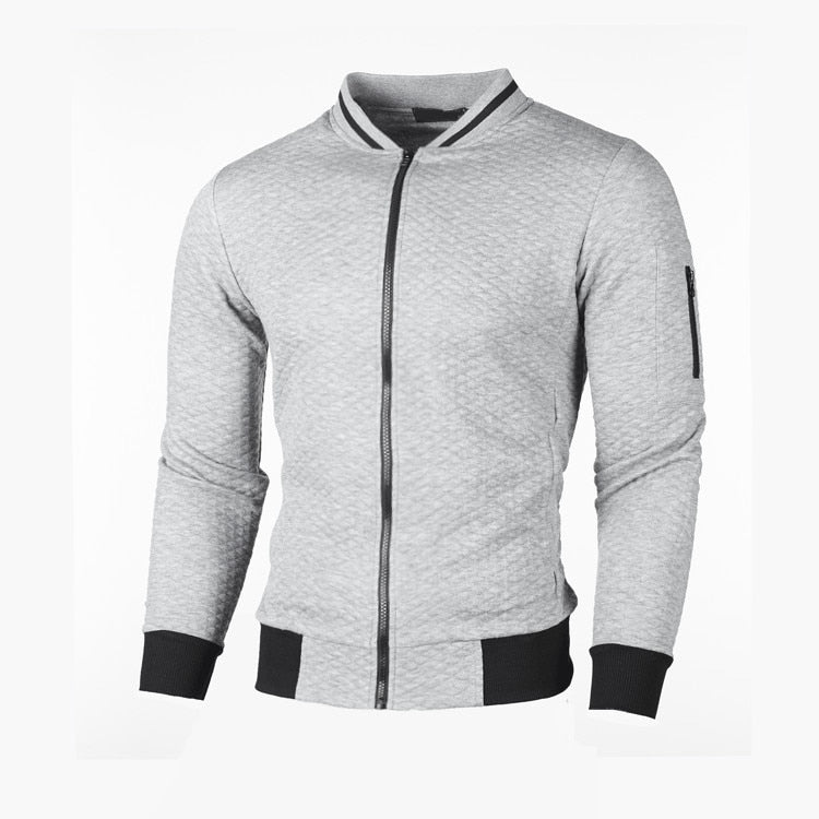 Comfortabel heren sportvest, slim fit, met modern ruitpatroon; ideaal voor casual bovenkleding.