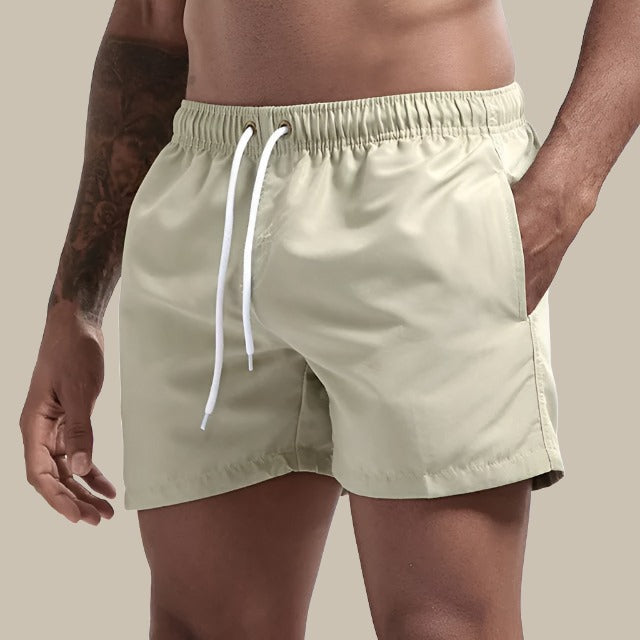 Comfortabele heren zwemshorts, sneldrogend en perfect voor sport, waterpolo of een dagje strand.