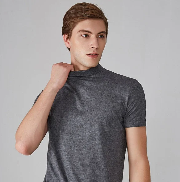 Ademend heren sportief colshirt met korte mouwen. Ideaal voor intensieve training, fitness, hardlopen & comfort.