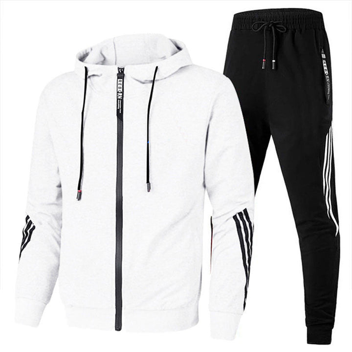 Heren trainingspak: sportief, comfortabel en stijlvol. Dit 2-delige wolmix pak is perfect voor casual en fitness.