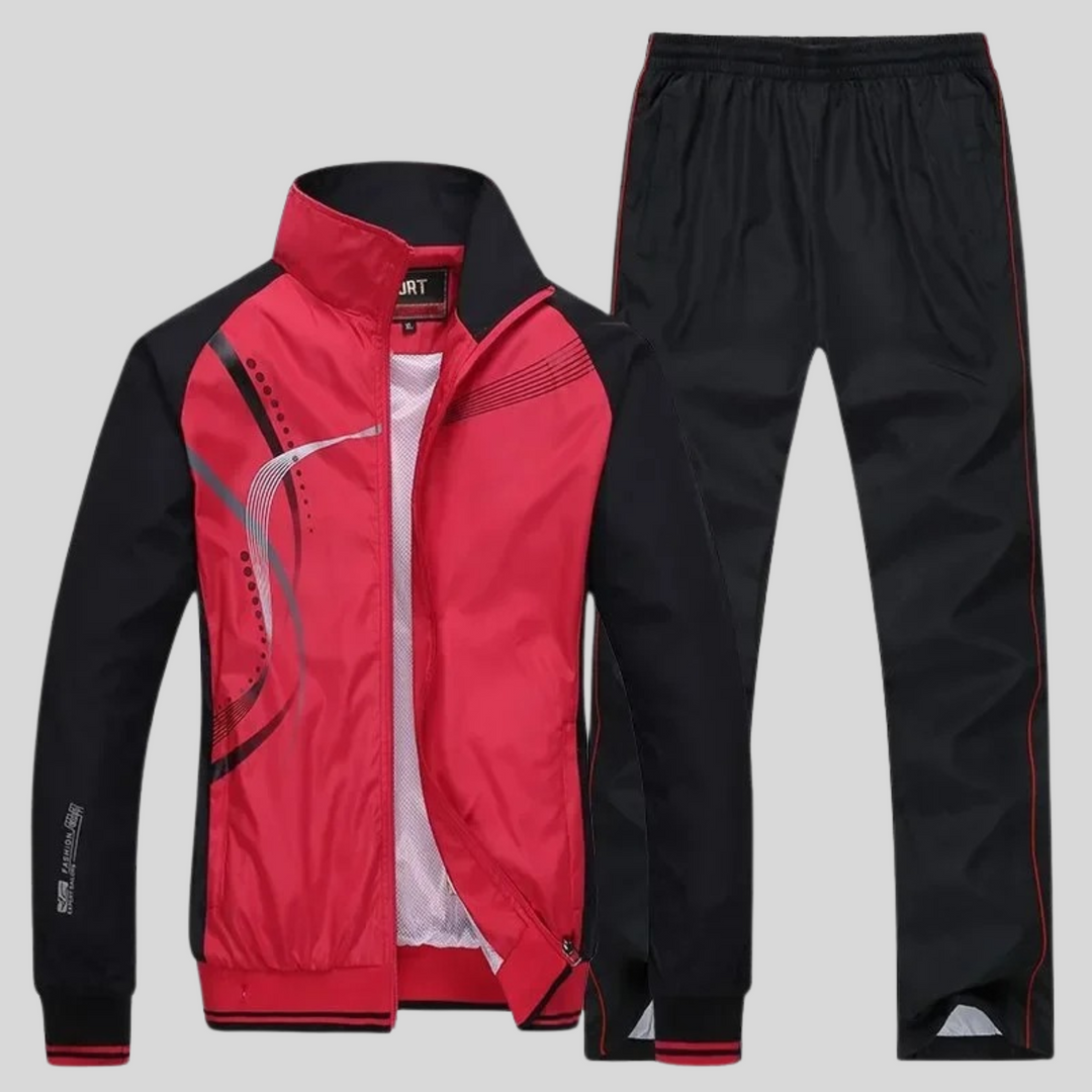 Heren sportkleding set: ideaal voor fitness, training of als comfortabele, casual vrijetijdskleding.