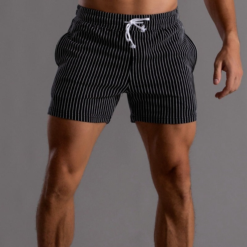 Ademende, sneldrogende heren shorts voor sport en activewear, met ultieme stretch.