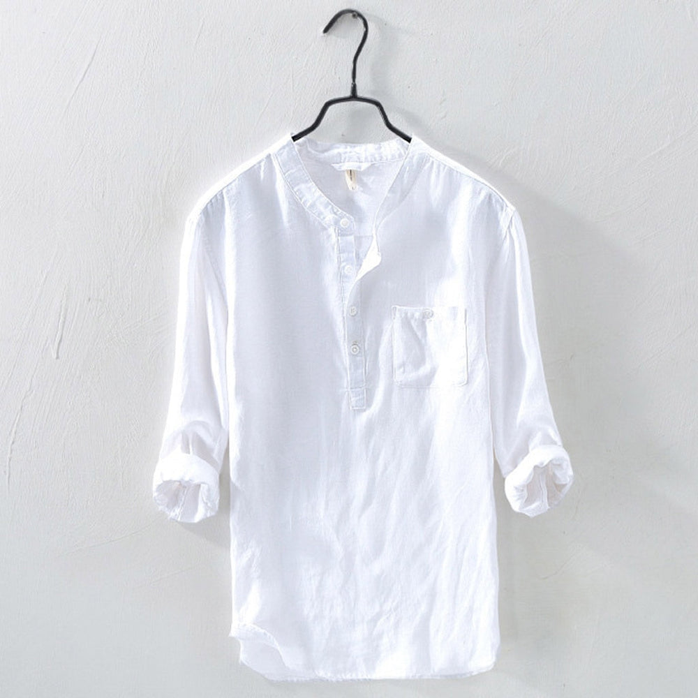 Groen heren overhemd, stijlvol en luchtig, perfect voor zomerse casual of zakelijke outfits.
