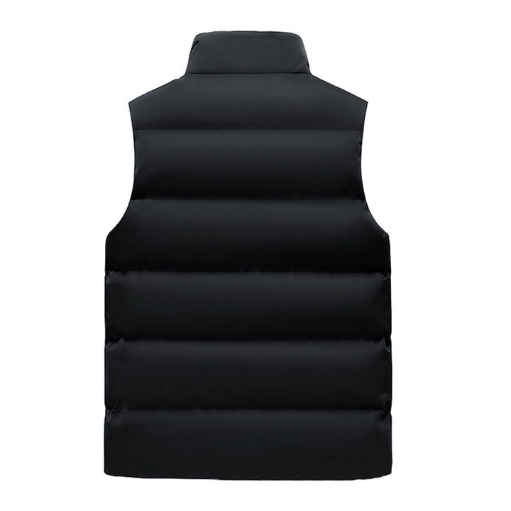 Lichtgewicht heren bodywarmer met zacht bont, ideaal warm vest voor casual herenkleding, veelzijdig.