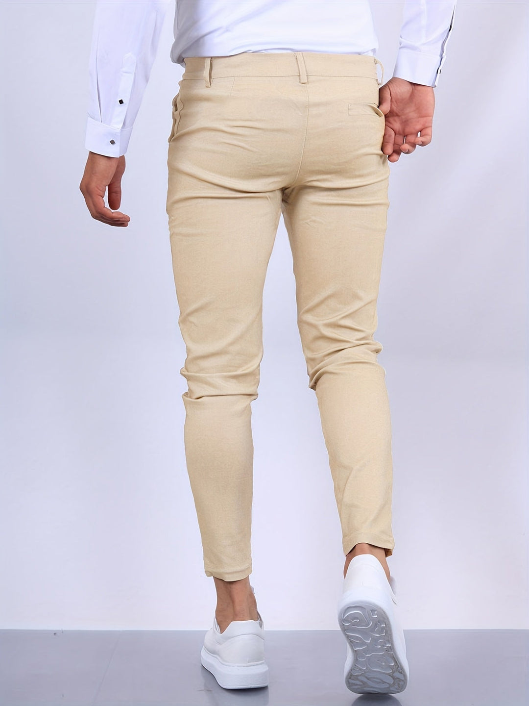 Hoogwaardige stretch skinny herenbroek, ideaal voor stijlvolle en comfortabele mannenkleding.