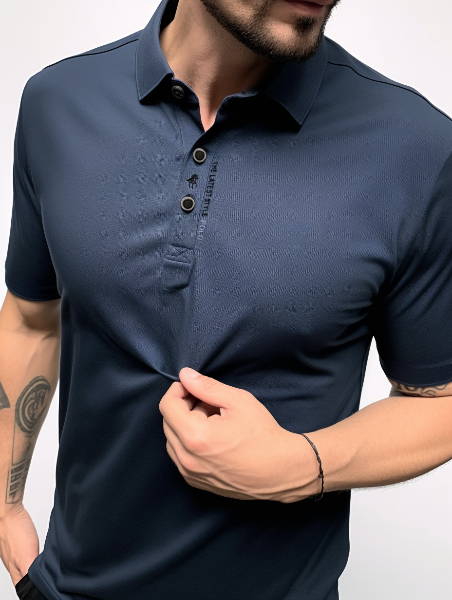 Stijlvol roze herenpolo, strijkvrij en kreukvrij; een must-have voor casual herenmode.