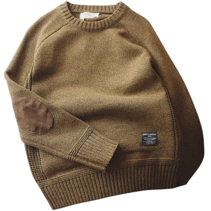 Comfortabele heren ronde hals trui, Sven Sweater, warme winterkleding voor een stijlvolle dagelijkse look.
