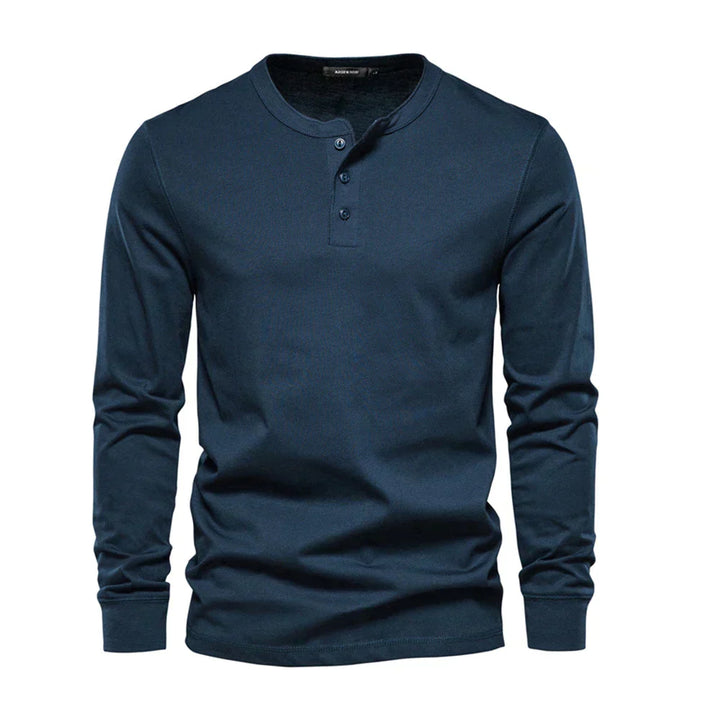 Heren T-shirt lange mouwen. Een essentieel basic item voor casual comfort en stijl.
