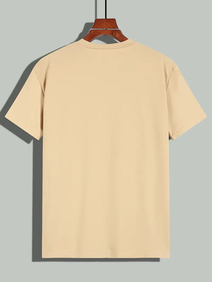 Stijlvol Nico heren T-shirt van katoen, ideaal voor een smart-casual herfstlook met jeans.