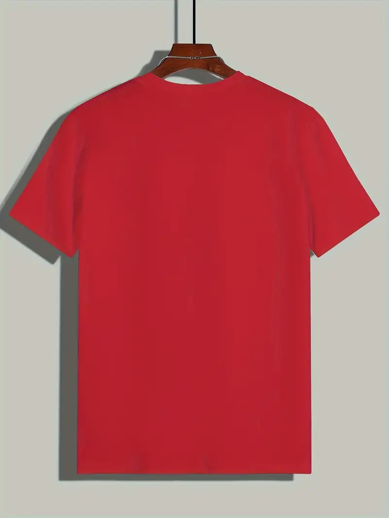 Blauw effen Nico heren T-shirt, tijdloos en comfortabel, een must-have voor casual outfits.