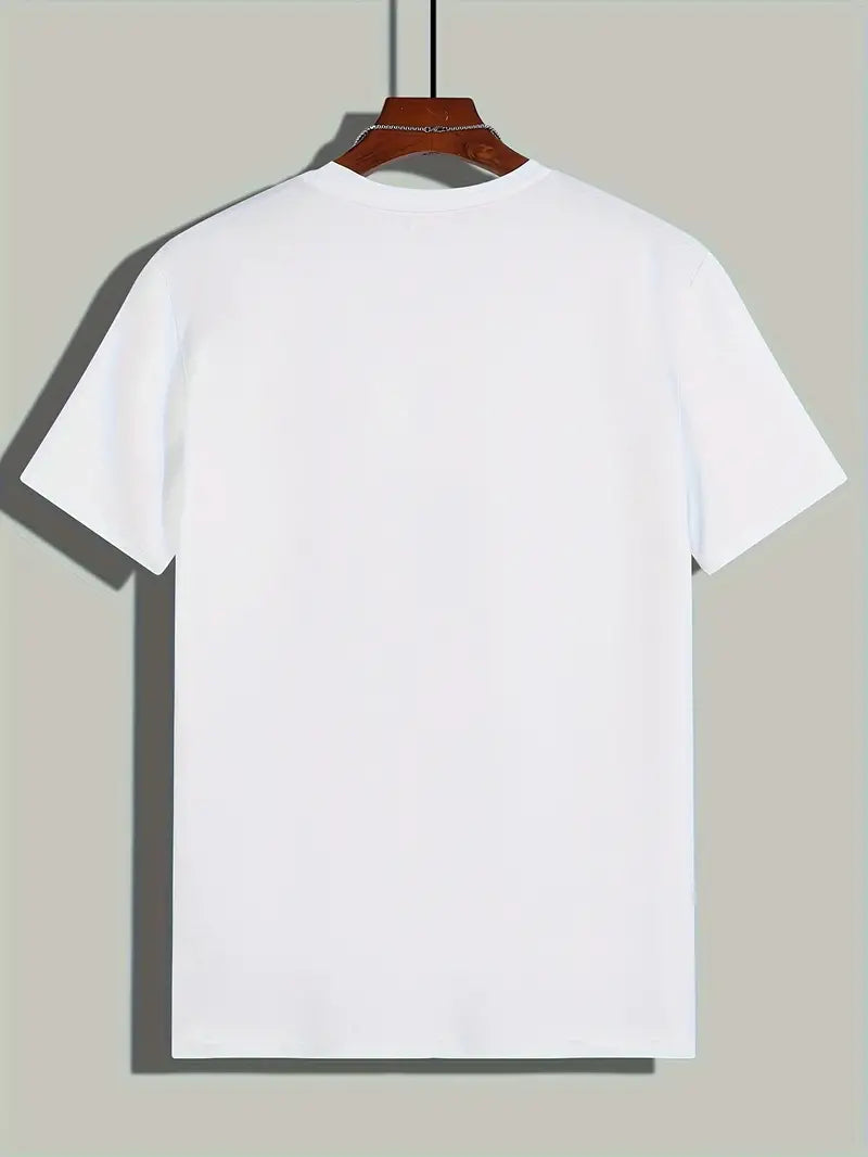 Zwart heren T-shirt Nico van zacht katoen, basic en veelzijdig voor elke gelegenheid.