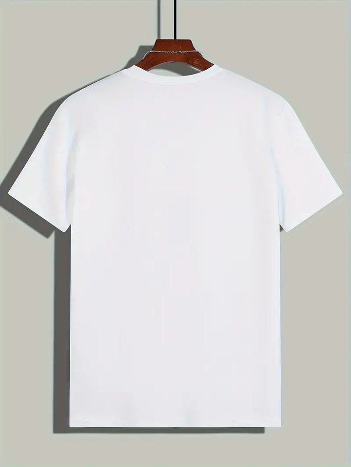 Zwart heren T-shirt Nico van zacht katoen, basic en veelzijdig voor elke gelegenheid.
