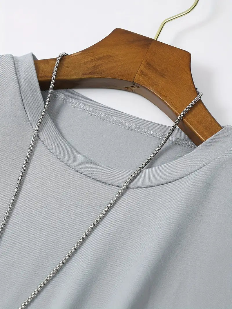 Wit basic Nico heren T-shirt, essentieel voor herenmode, comfortabel en makkelijk te combineren.