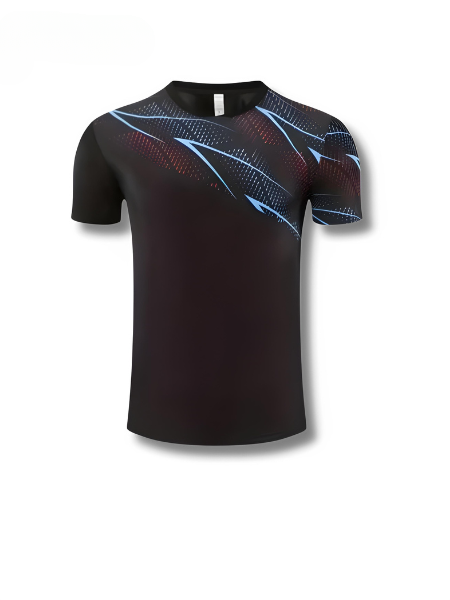 Heren Tarek sportshirt, functioneel en ademend, ideaal voor hardlopen, fietsen en zomerse trainingen. Sneldrogend.