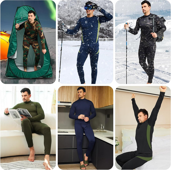 Comfortabele heren thermische onderkleding, voor elke koude dag.