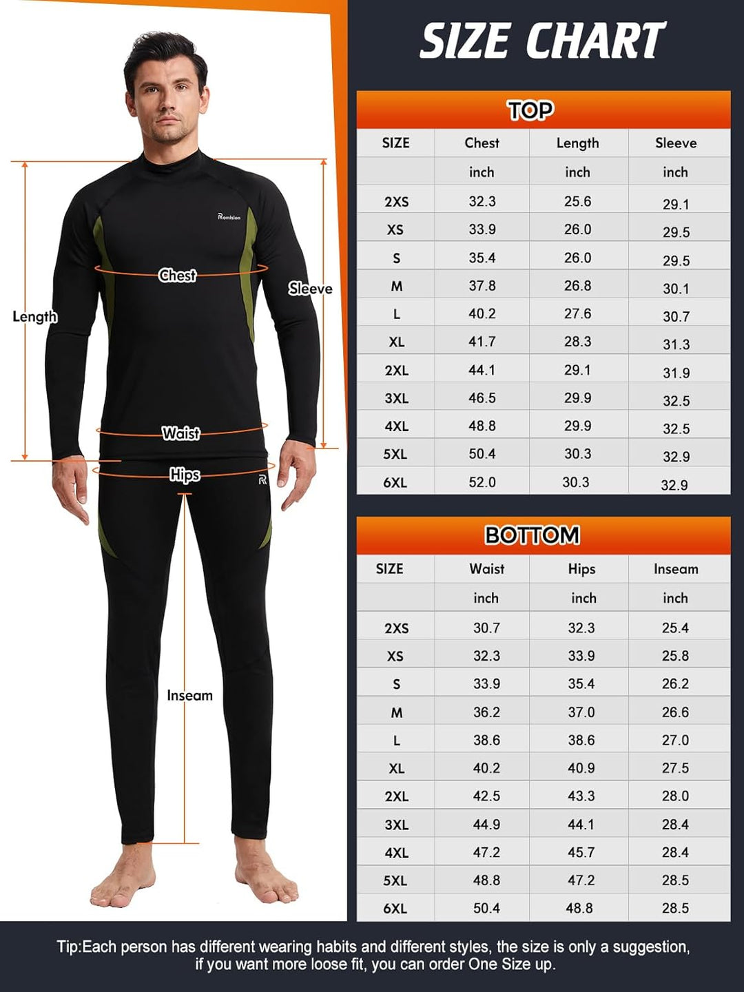 Warme heren thermisch ondergoed set, perfect voor winterse kampeertrips.