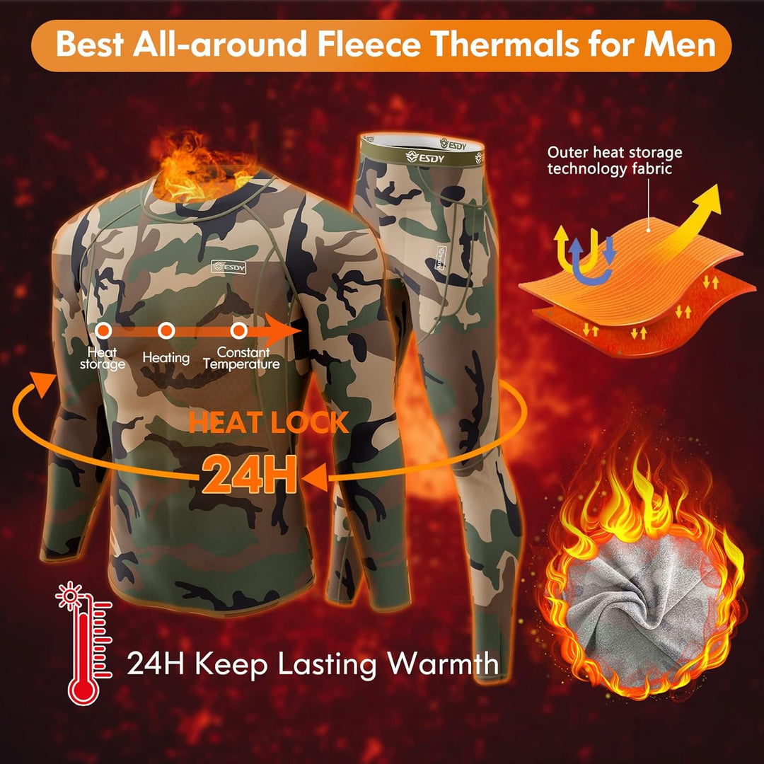 Thermische onderkleding heren, speciaal ontworpen voor optimale warmte.