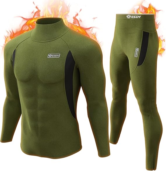 Comfortabele heren thermische onderkleding, voor een behaaglijk gevoel.