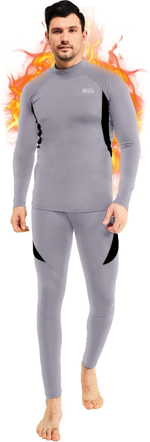 Ademende thermische sportkleding heren, voor intensieve outdoor activiteiten.