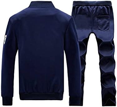 Casual heren joggingpak van polyester, ideaal voor fitness en vrije tijd.