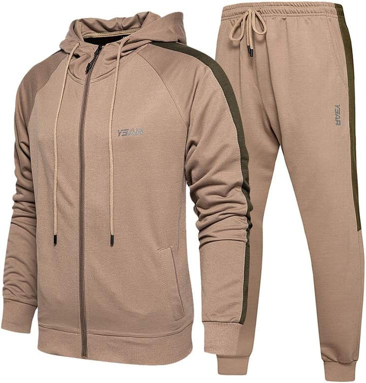 Ademend polyester heren trainingspak Noah, voor sport en comfort.