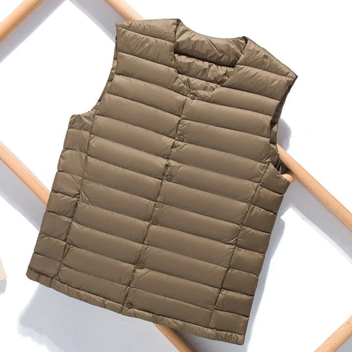 Heren donsbodywarmer Laurent, essentieel mouwloos gilet voor gelaagde kleding en extra warmte.