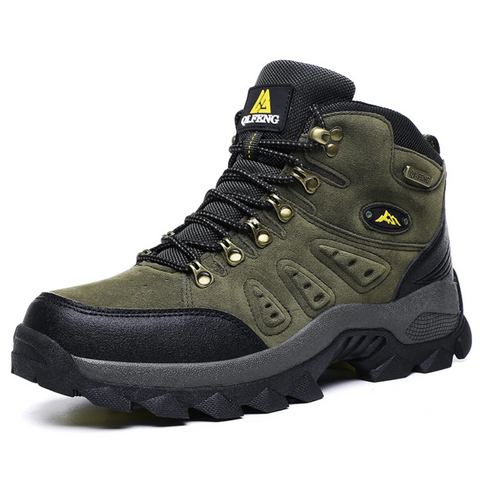 Heren wandelschoenen, duurzaam en waterafstotend, ideaal voor hiking en trekking. Comfortabele grip op elk terrein.