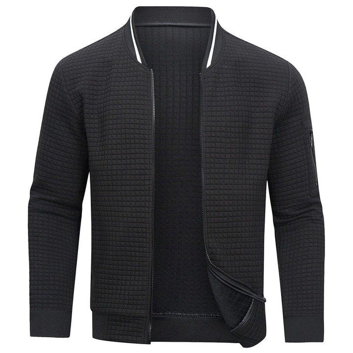 Comfortabel heren vest jas in casual stijl. Warme herenmode voor koude winterdagen en koel voorjaar.