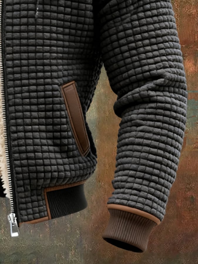 Heren winterjas met extra warme voering, ideaal voor comfort en bescherming tijdens extreme kou.