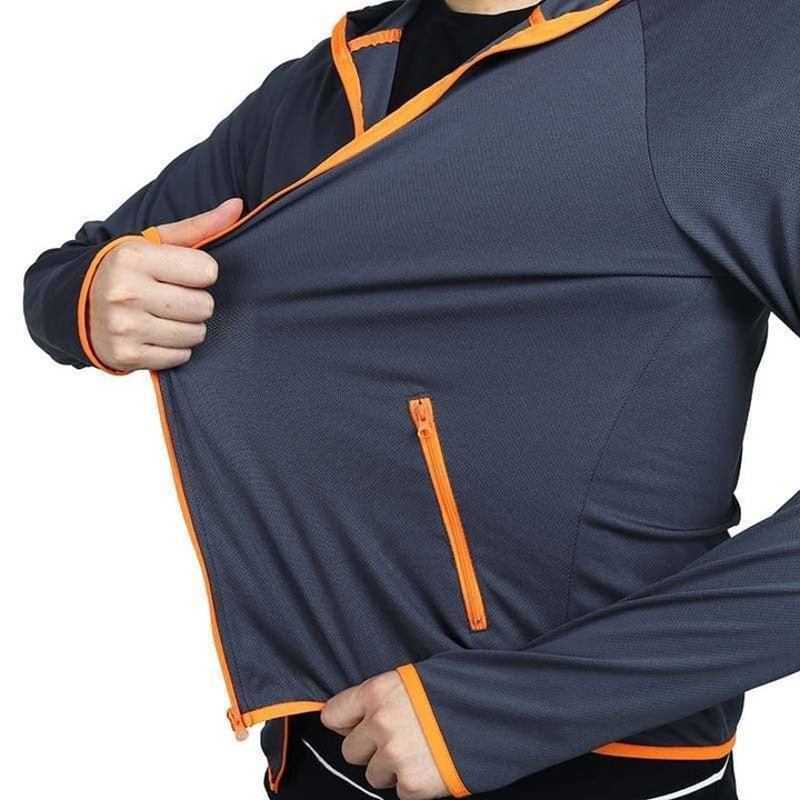 Lichtgewicht ademende heren outdoorjas Tobias, comfortabel voor kamperen, wandelen en reizen.
