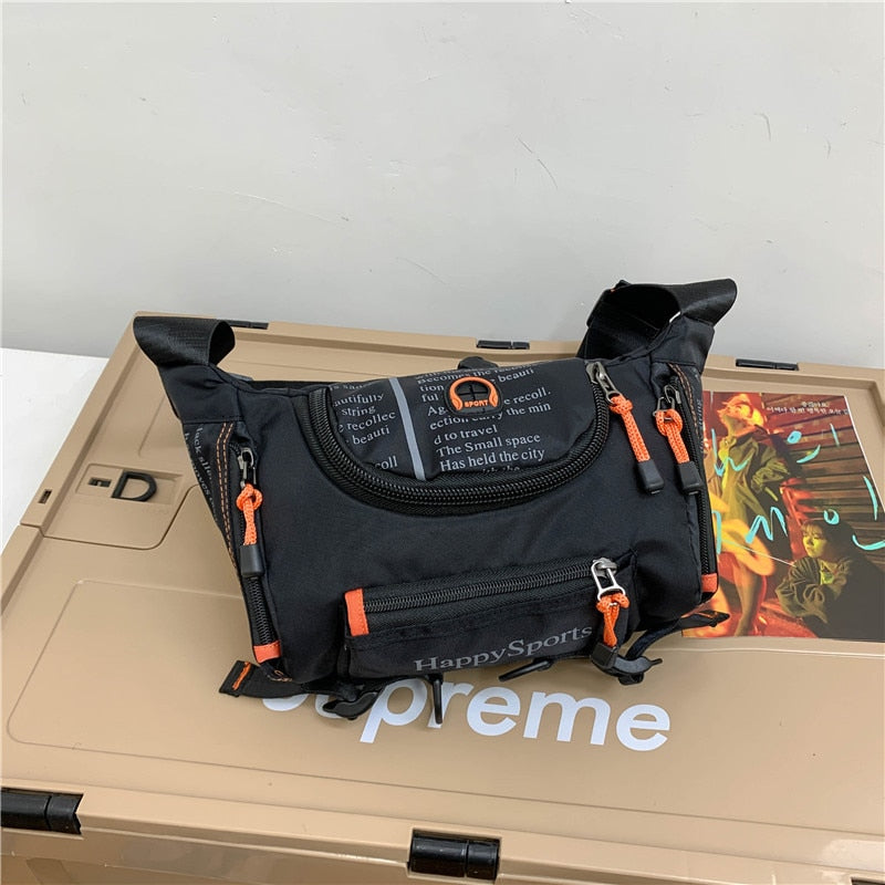 Heren waterdichte heuptas, ideaal voor reizen & outdoor, van duurzaam nylon.