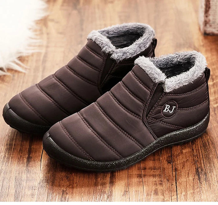 Ideale waterdichte heren instappers voor winterwandelingen, outdoor en dagelijks comfort.