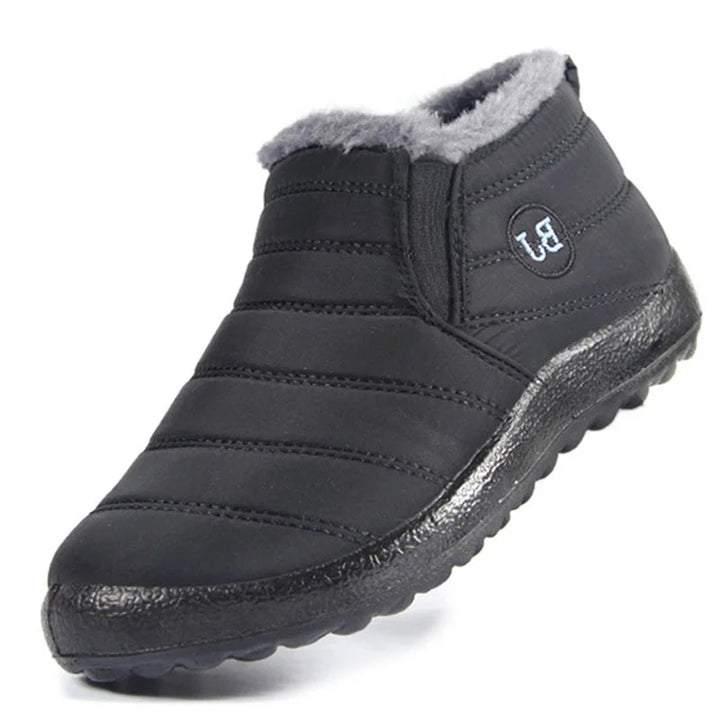 Casual heren instappers, waterdicht en warm voor outdoor winter comfort, droge voeten.