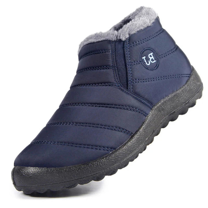 Veelzijdige heren instap pantoffels, waterdicht voor binnen en buiten, warme winterschoen.