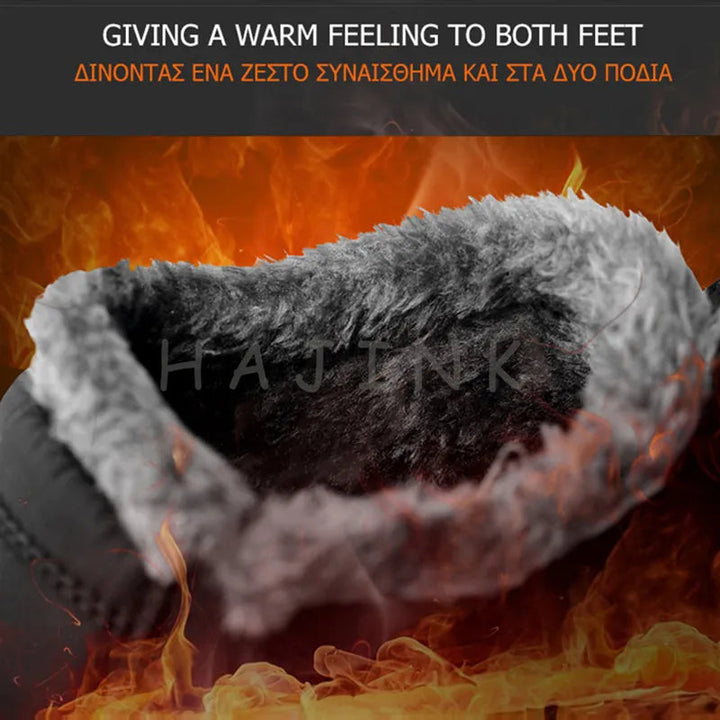 Robuuste waterdichte winter instappers voor heren, warme voering en optimaal comfort.