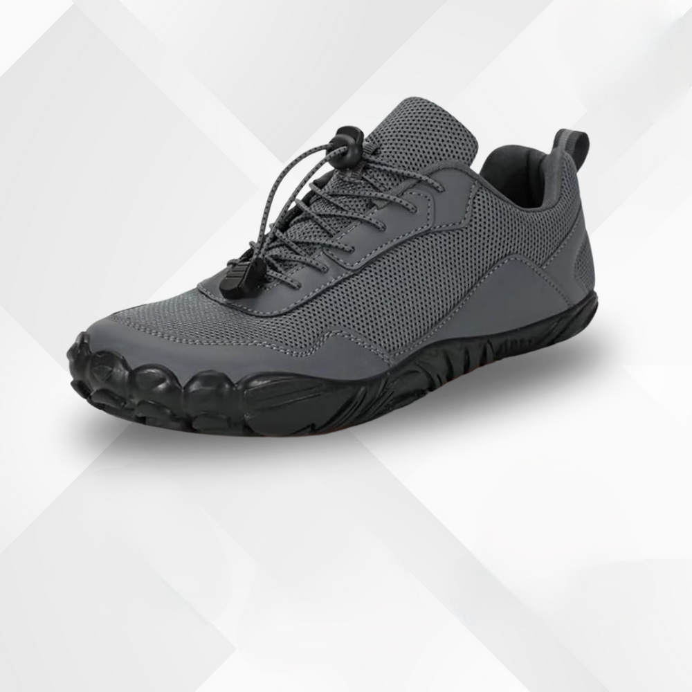 Flexibele heren barefoot schoenen Lennox met waterdichte buitenkant en orthopedisch comfort voor gezonde voeten.