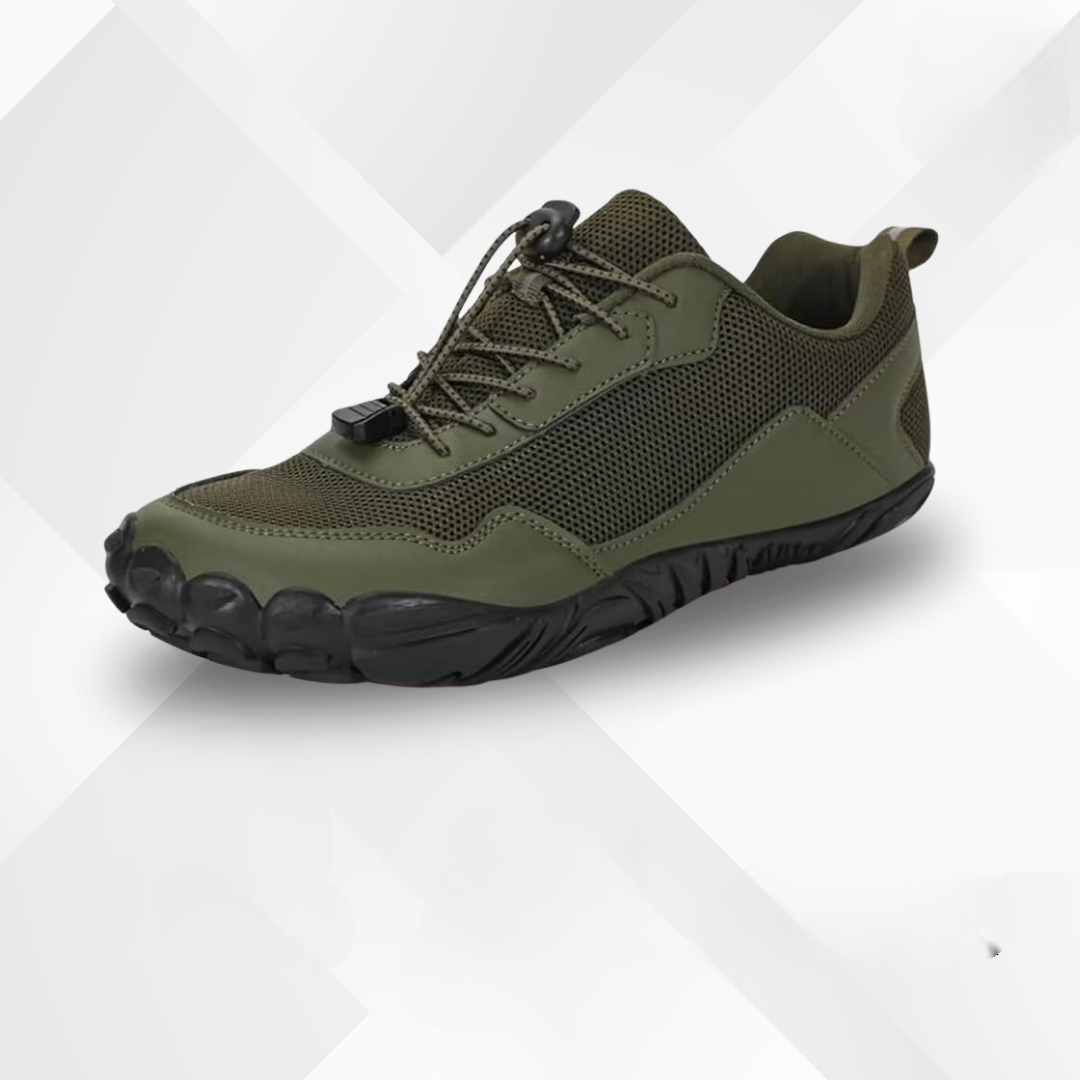 Stijlvolle heren waterdichte barefoot sneakers Lennox; flexibel, antislip en perfect voor een actieve levensstijl.