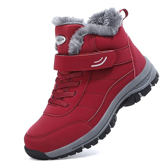 Comfortabele heren waterdichte winterlaarzen, perfect als warme sneakers of wandelschoenen in de sneeuw.