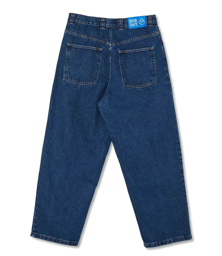 Modieuze oversized heren jeans, wijde pijpen, perfect voor de skaterstijl en moderne streetwear.